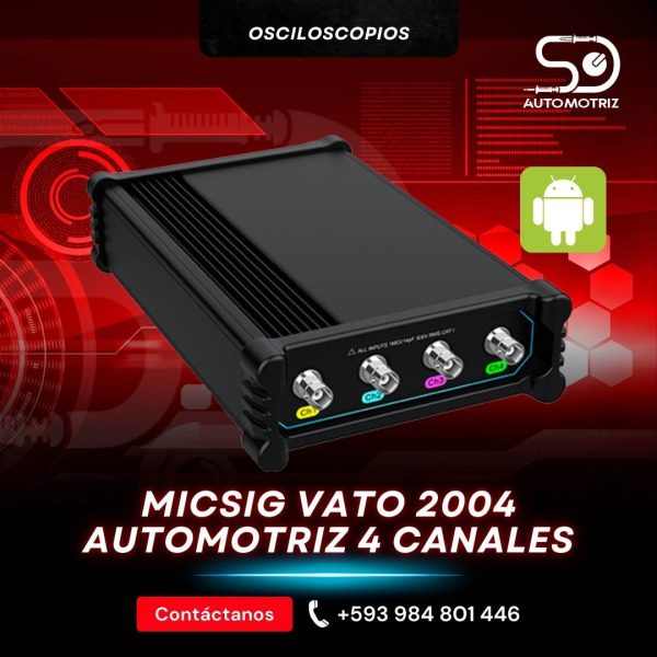 Micsig Vato 2004 Automotriz 4 Canales