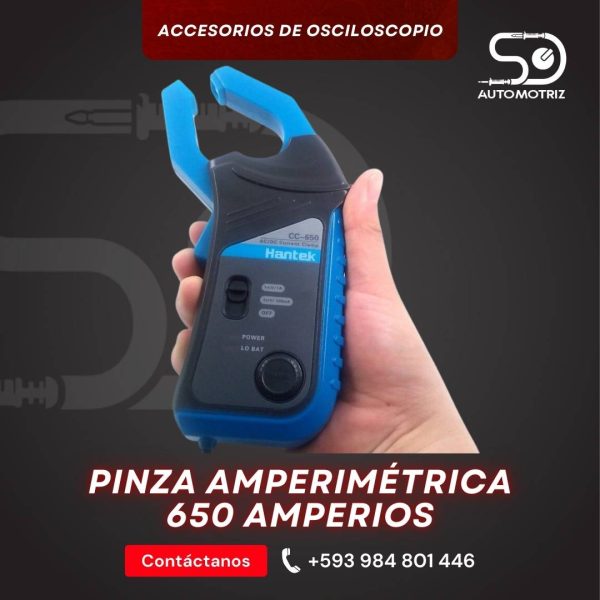 Pinza Amperimétrica 650 Amperios