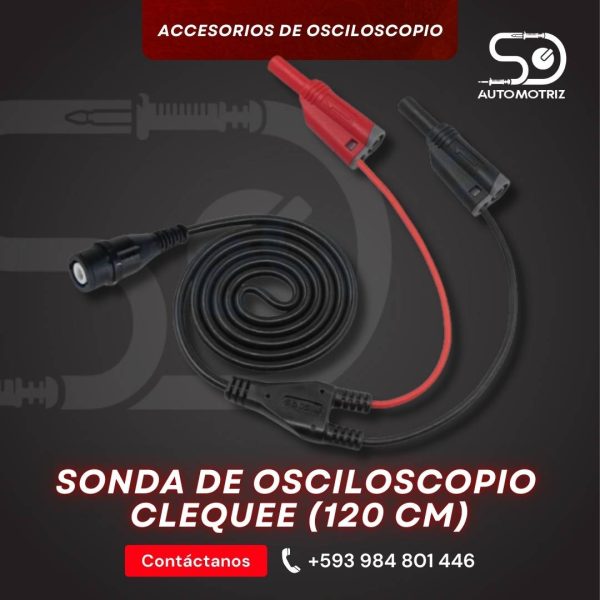 Sonda de Osciloscopio  Clequee (120 cm)