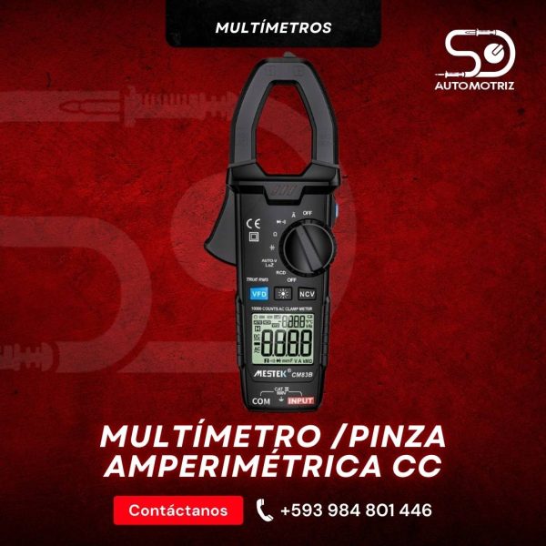 Multímetro / Pinza Amperimétrica CC