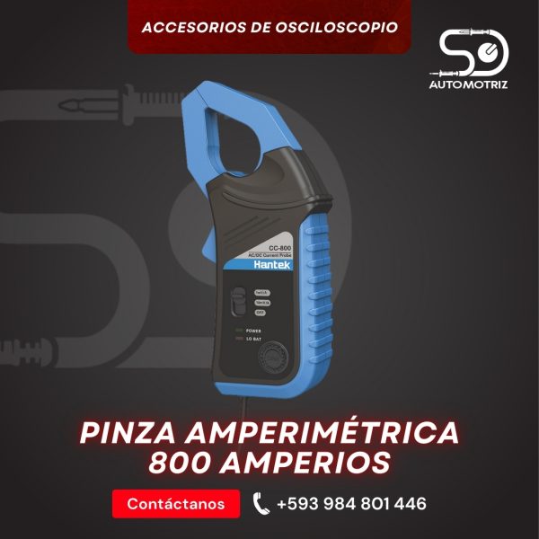 Pinza Amperimétrica 800 Amperios